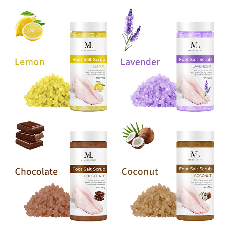 Vegan Foot Salt Scrub Peeling